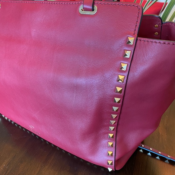 Valentino Rockstud Calfskin Medium Bag NWOT - Picture 13 of 14